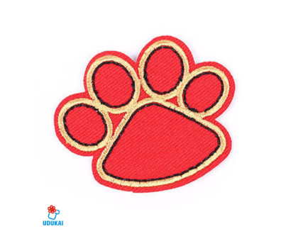 Antsiuvas Letena Raudona 4.5x5.5 cm