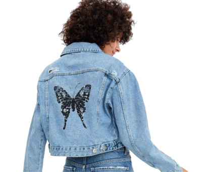 Antsiuvas prisiuvamas Drugelis; 24x31cm