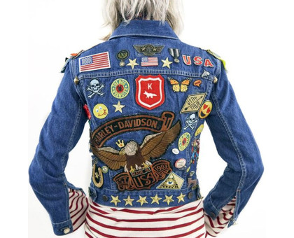 Antsiuvas Drugelis-24, 7.6x4.2cm