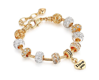 Apyrankė Karoliukai Gold 5961; 17-20cm