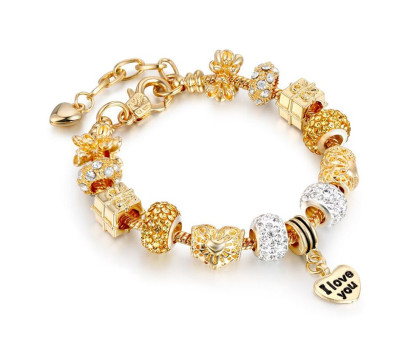 Apyrankė Karoliukai Gold 5963; 17-20cm