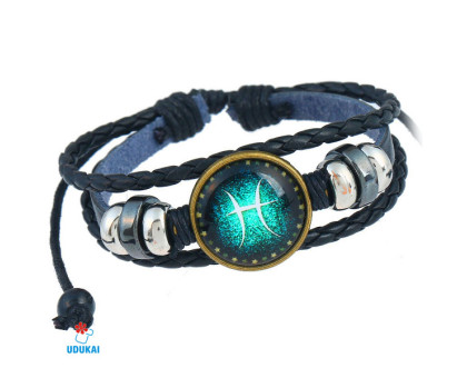 Apyrankė zodiako ženklas Žuvys Pisces S; universalaus dydžio