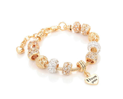 Apyrankė Karoliukai Gold 5961; 17-20cm