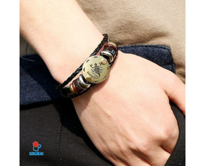 Apyrankė zodiako ženklas Dvyniai Gemini; 19cm