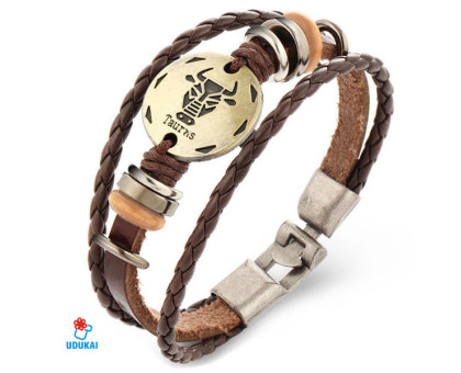 Apyrankė zodiako ženklas Jautis Taurus; 19cm