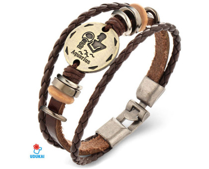 Apyrankė zodiako ženklas Vandenis Aquarius; 19cm