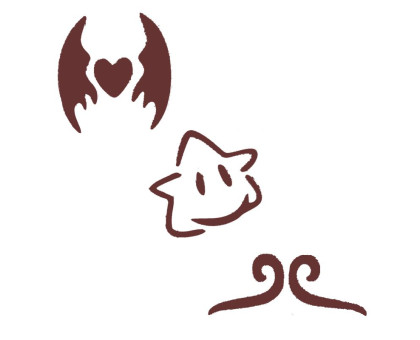 Trafaretas Tattoo 12320; 11.5x3.5cm