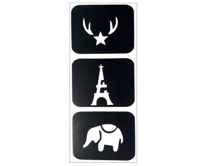 Trafaretas Tattoo 14504; 11x4.5cm