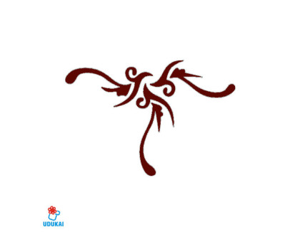 Trafaretas Tattoo 95141; 9x5cm