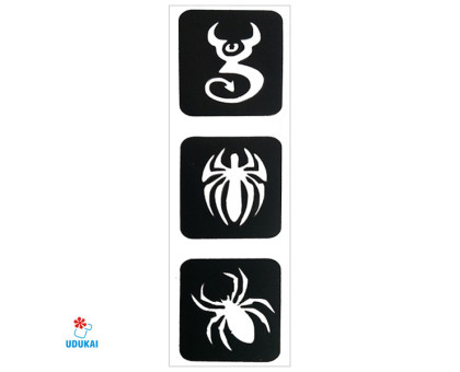 Trafaretas Tattoo 92203; 9x2.5cm