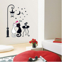 Sieniniai lipdukai Katinai