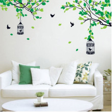 Sieniniai lipdukai Paukščiai