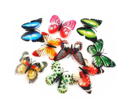 Drugelis šviečiantis tamsoje N267; 9x6cm