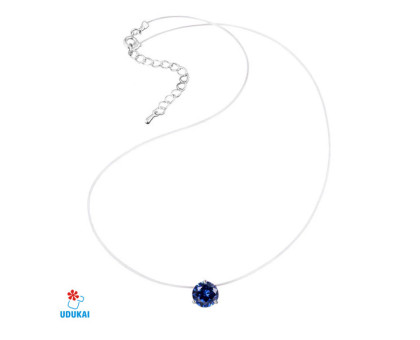 Kaklo pakabukas Crystal Blue-305; 8mm