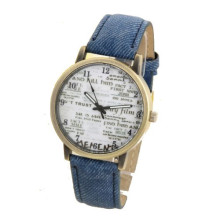 Laikrodis Jeans Paper Blue; kvarcinis