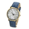 Laikrodis Jeans Paper Blue; kvarcinis