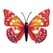 Drugelis šviečiantis tamsoje N254; 8x7cm