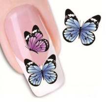 Lipdukai nagams Drugeliai 1212