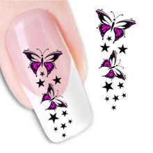 Lipdukai nagams Drugeliai 1429; vandeniniai