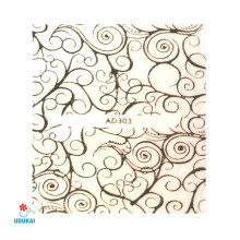 Lipdukai nagams Auksinis 3D ornamentas 303