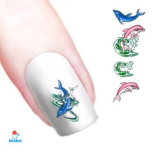 Lipdukai nagams Delfinai 014