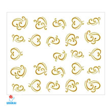 Lipdukai nagams Auksinis ornamentas 152