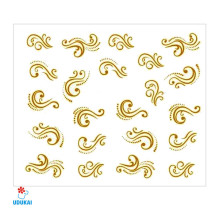 Lipdukai nagams Auksinis ornamentas 153