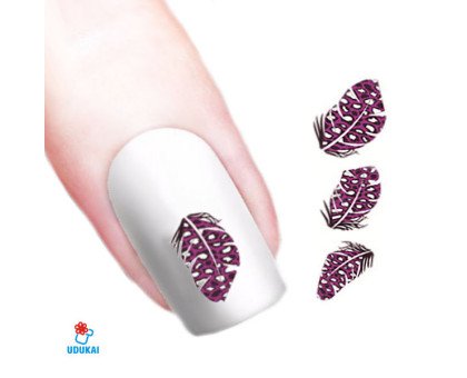 Lipdukai nagams Plunksnos 3