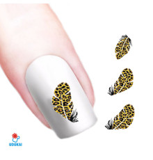 Lipdukai nagams Plunksnos 4