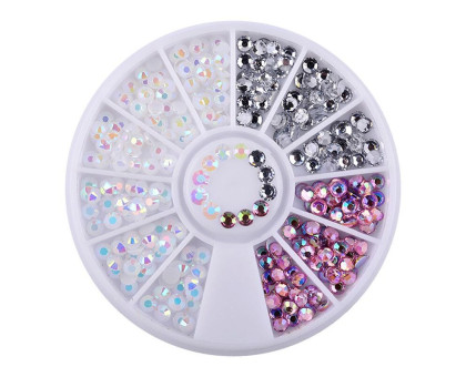 Kristalai nagų puošybai Winter; 1-4mm