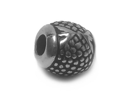 Karoliukas akrilinis Silver B2661; 4.5/11mm