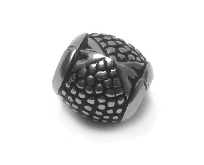 Karoliukas akrilinis Silver B2661; 4.5/11mm