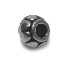 Karoliukas akrilinis Silver B2664; 4.5/11mm