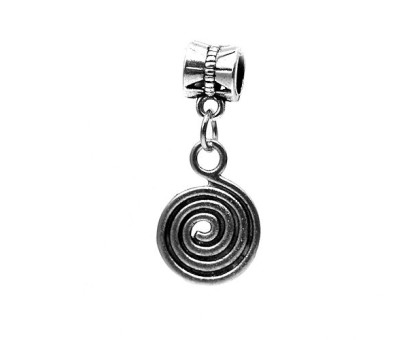 Karoliukas su pakabuku Sraigė 8008; 4.5/17x13mm