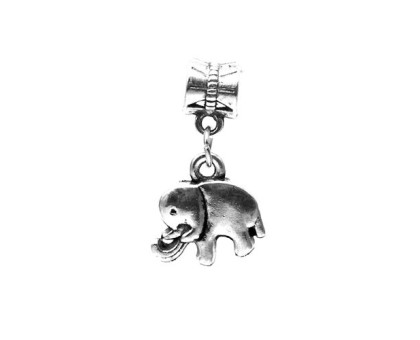 Karoliukas su pakabuku Dramblys 8022; 4.5/14x15mm