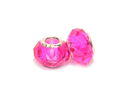 Karoliukas stiklinis Kristal 001