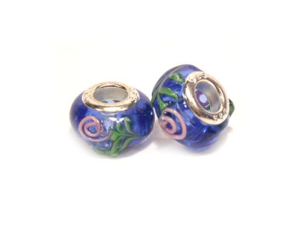 Karoliukas stiklinis Color 2058; 5/13mm