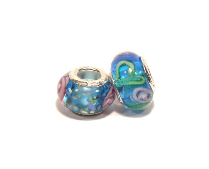 Karoliukas stiklinis Color 2098; 5/13mm