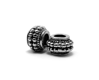 Karoliukas metalinis Tunelis 12294; 4.5/9x7mm