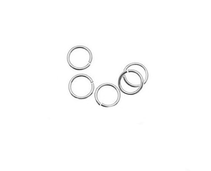 Žiedelis metalinis 5mm; 5 vnt