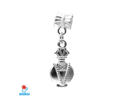 Karoliukas metalinis su pakabuku Kvepalai 2059; 4.5/20x10mm