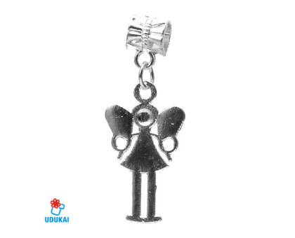 Karoliukas metalinis Pepė 2061; 4.5/21x15mm