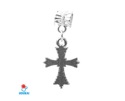 Karoliukas su pakabuku Kryžius 2038; 4.5/6x20mm