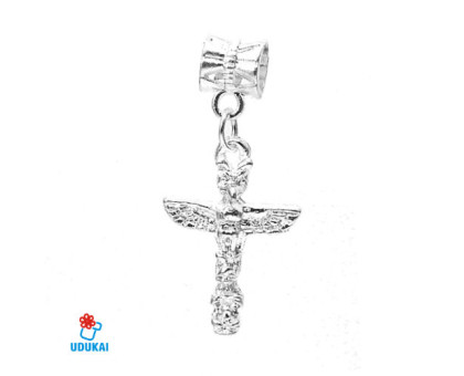 Karoliukas metalinis Totemas 2085; 4.5/23x16mm