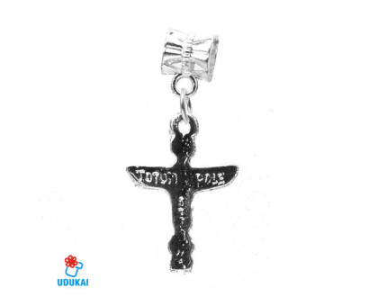 Karoliukas metalinis Totemas 2085; 4.5/23x16mm