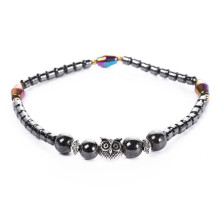 Apyrankė Owl Hematite; 20-22cm