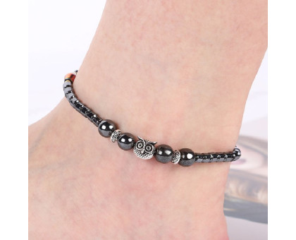 Apyrankė Owl Hematite; 20-22cm