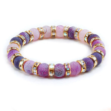 Apyrankė Akmenukai Purple Gold; 19cm