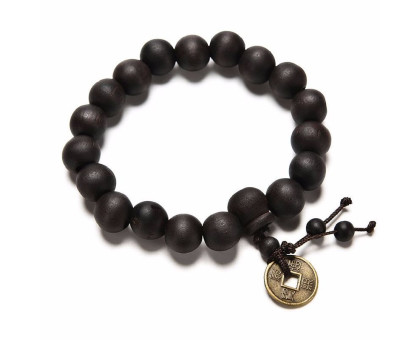 Apyrankė Wood Buddha; 19-20cm