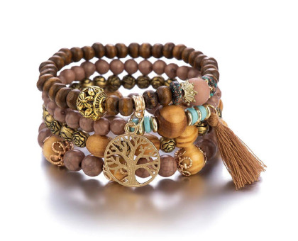 Apyrankės Bohemia Tree Brown; 19-20cm